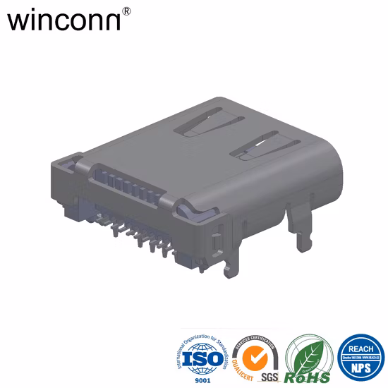 Produzione di connettore USB VGA HDMI DVI per cablaggio terminale FPC terminale wafer RF RJ45 D SUB impermeabile